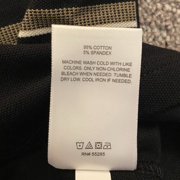 Express Men's Multi Striped Perfect Pima Cotton Pique Polo Size M Tall - NWT $64 - Picture 11 of 15